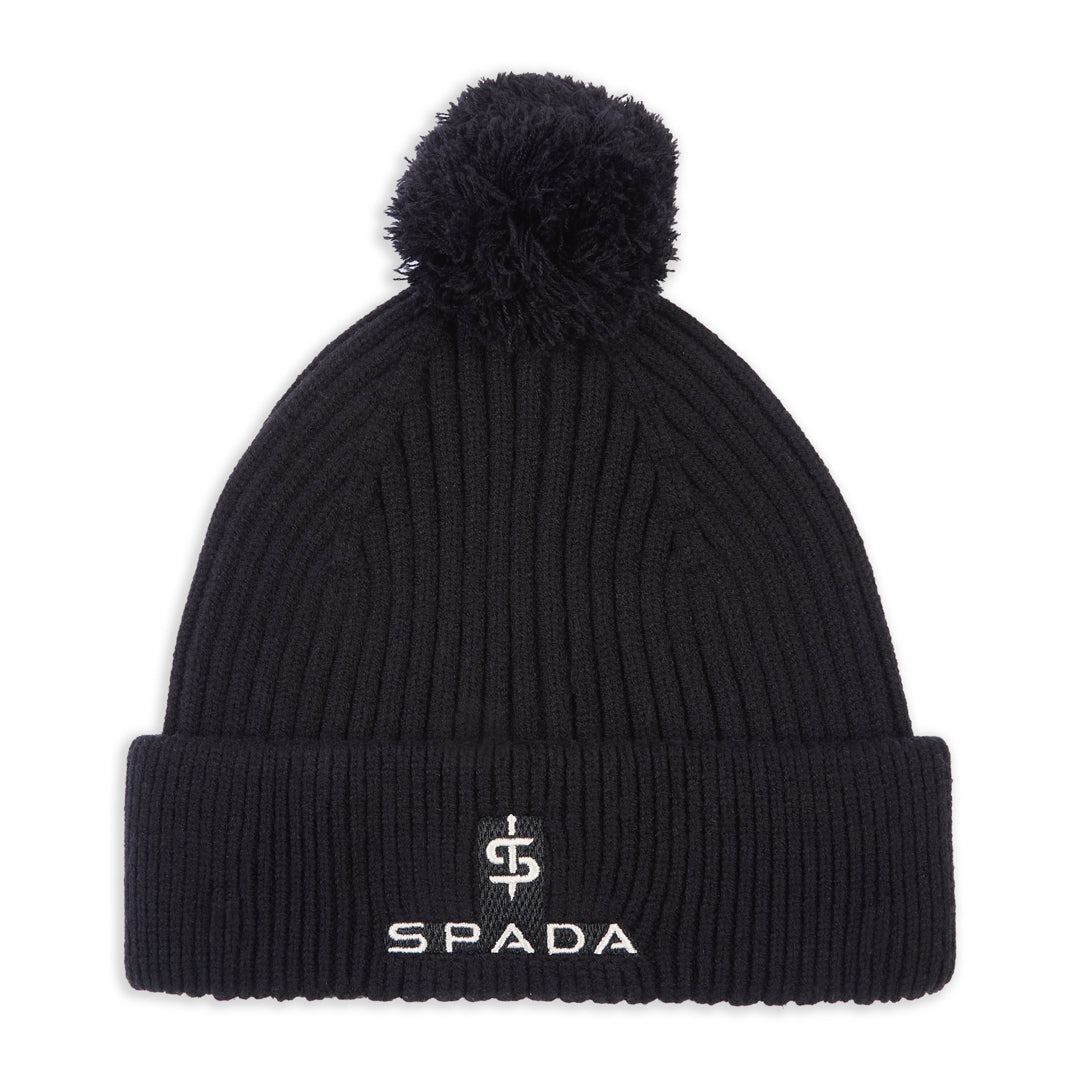 Spada Bobble Beanie Black FREE UK Delivery, FREE 365 Day Returns | Moto Central