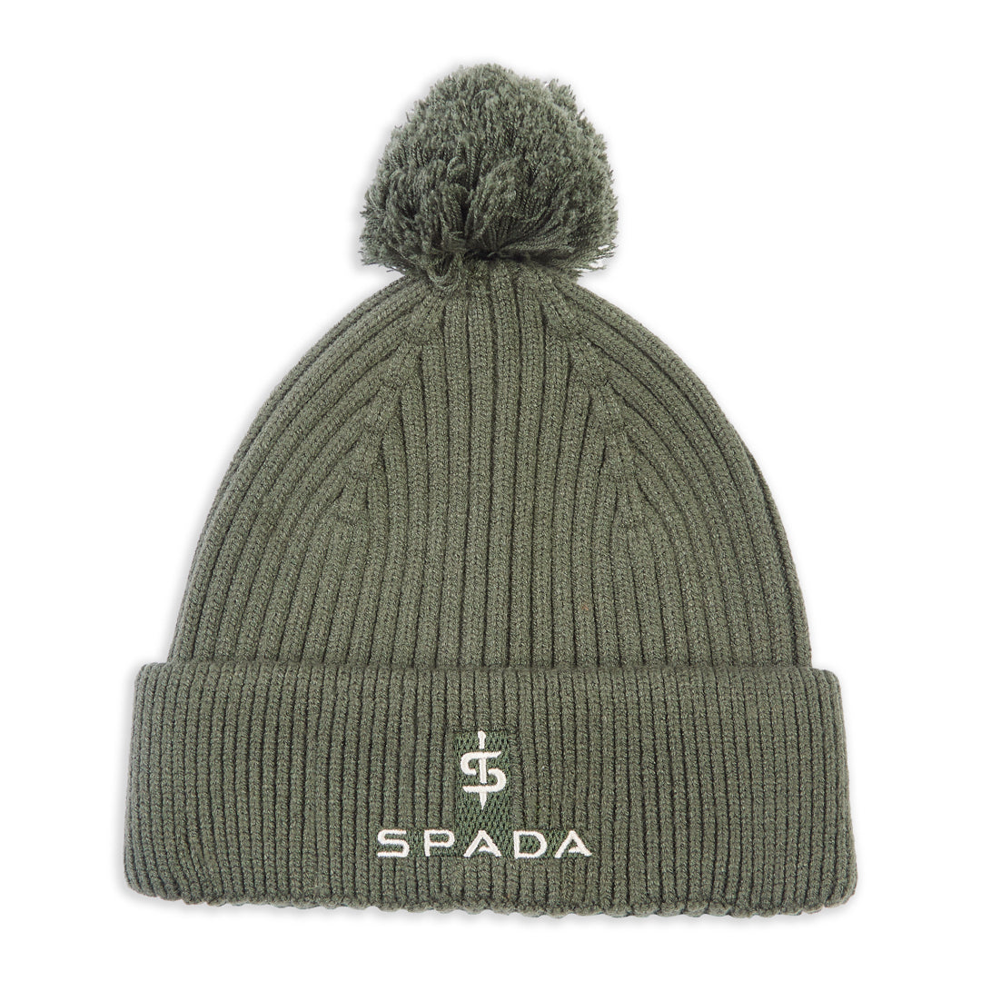Spada Bobble Beanie Olive FREE UK Delivery, FREE 365 Day Returns | Moto Central