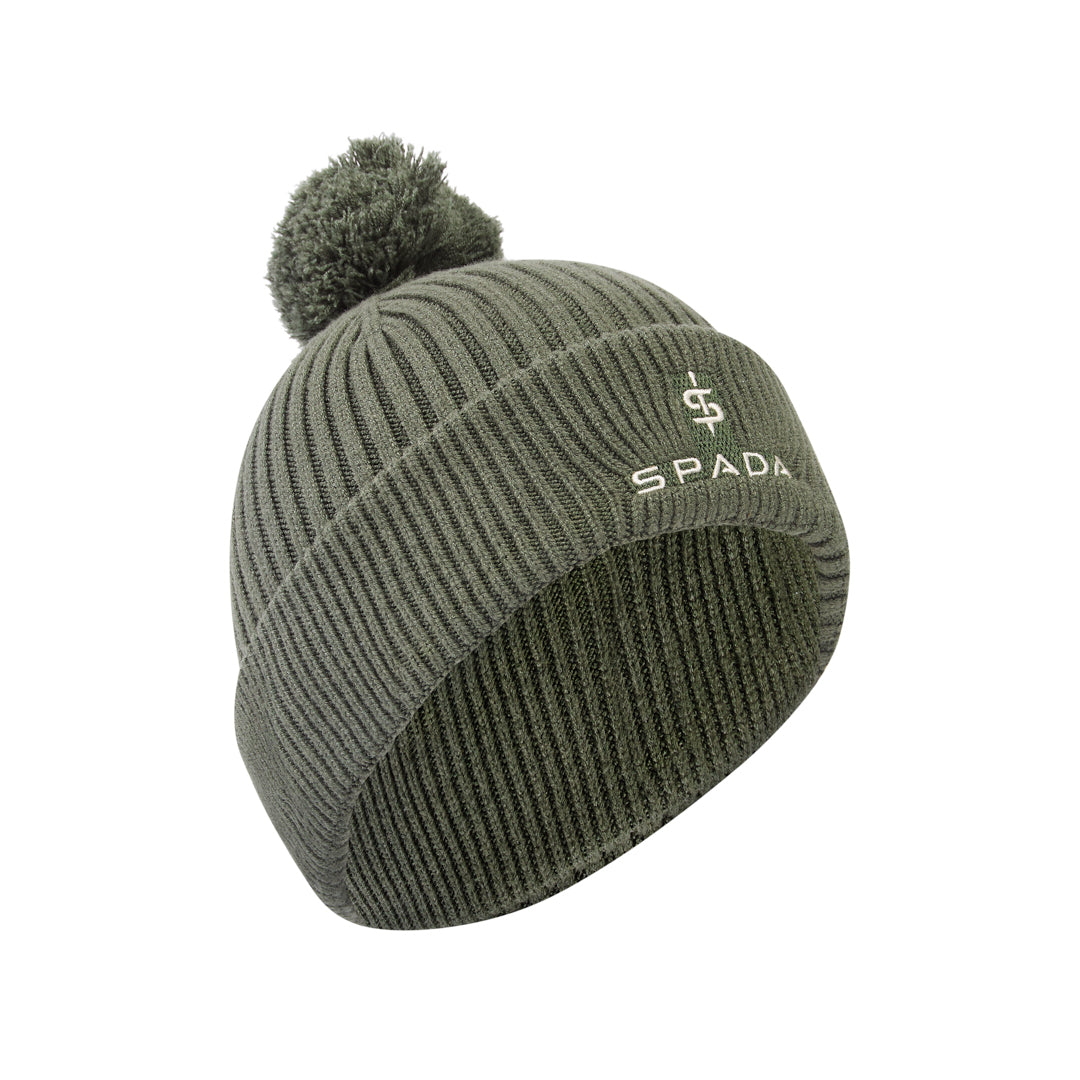 Spada Bobble Beanie Olive FREE UK Delivery, FREE 365 Day Returns | Moto Central