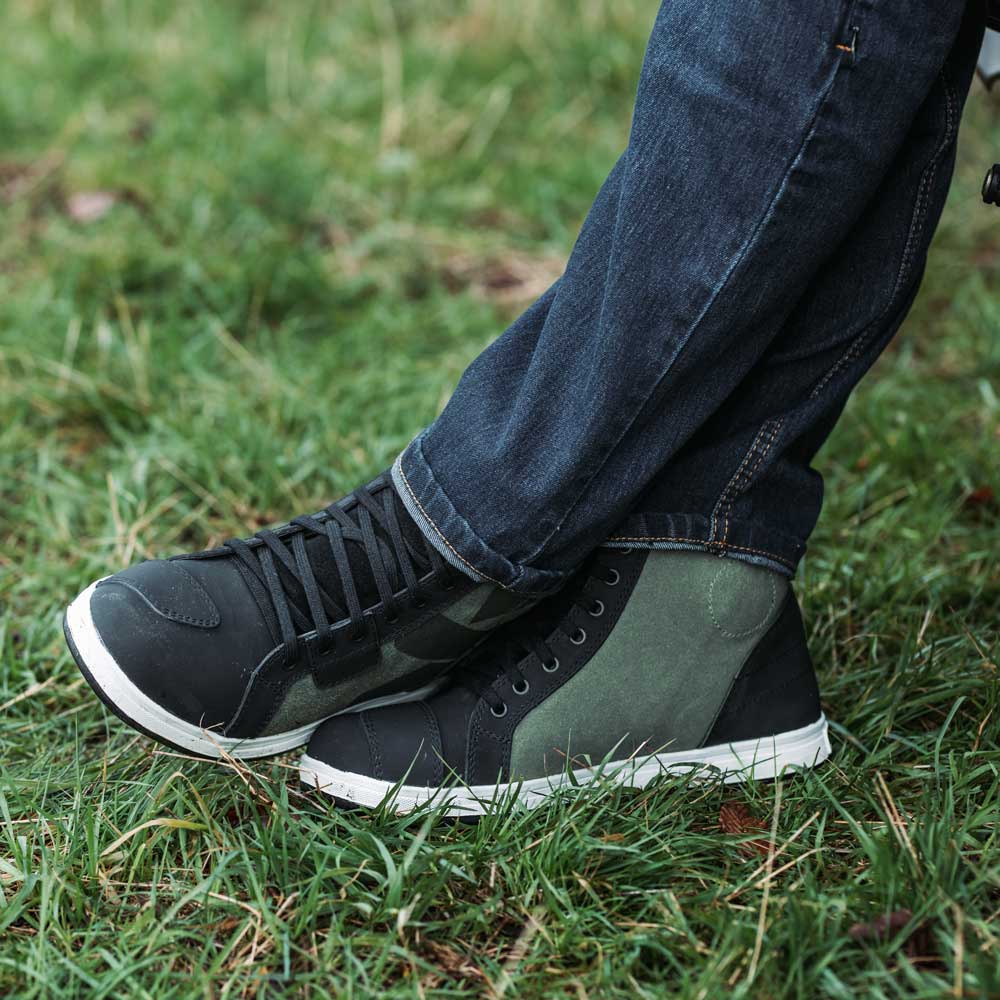 Spada Strider Pro Waterproof CE Boots Olive FREE UK Delivery, FREE 365 Day Returns | Moto Central