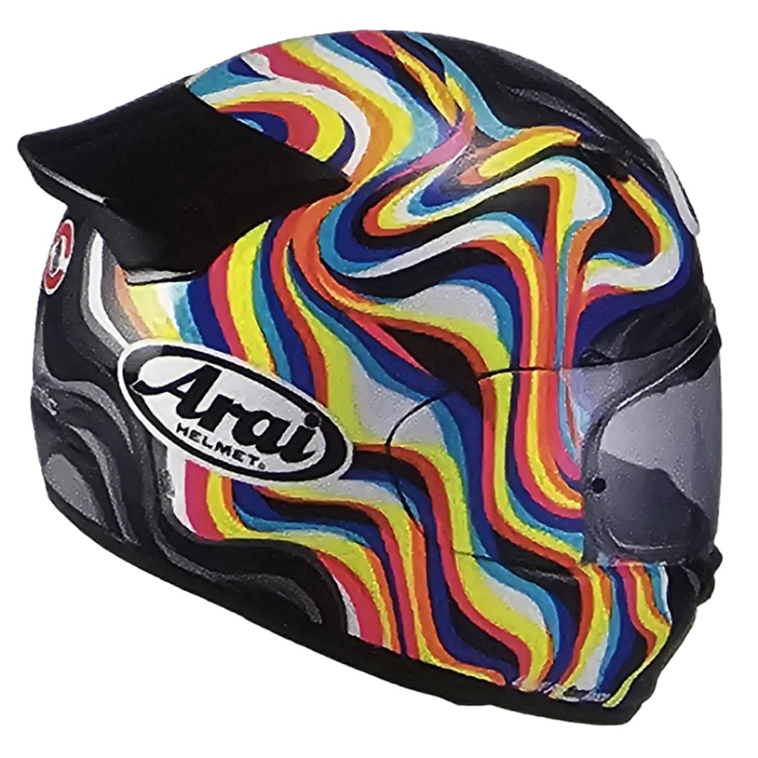 Arai Quantic Swirl White