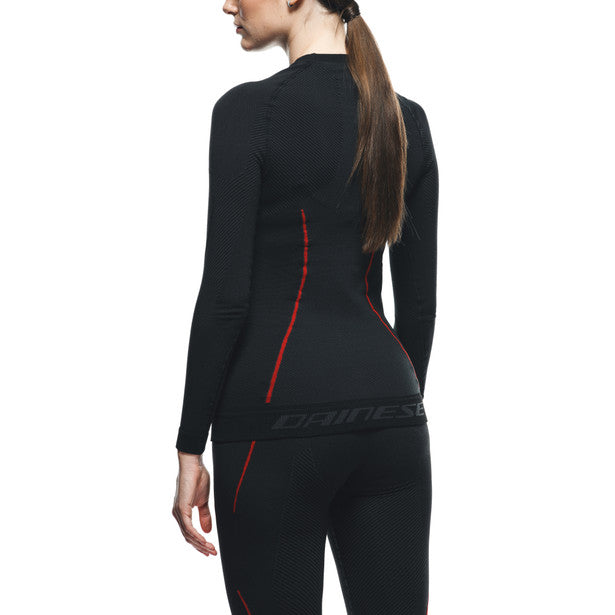Dainese Thermo Ladies Long Sleeves Base Layer Top Black