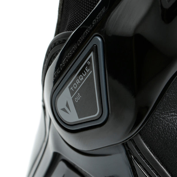 Dainese Torque 3 Out Ladies Boots Black / Anthracite, shin protector detail