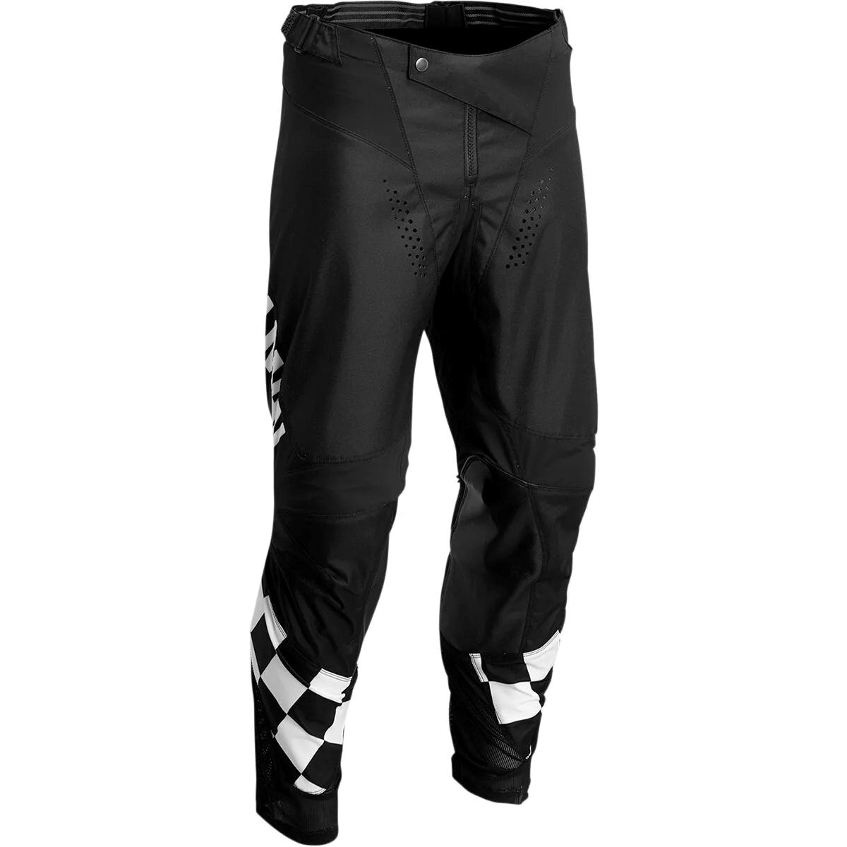 Thor Hallman Differ Cheq Textile Trouser Black / White