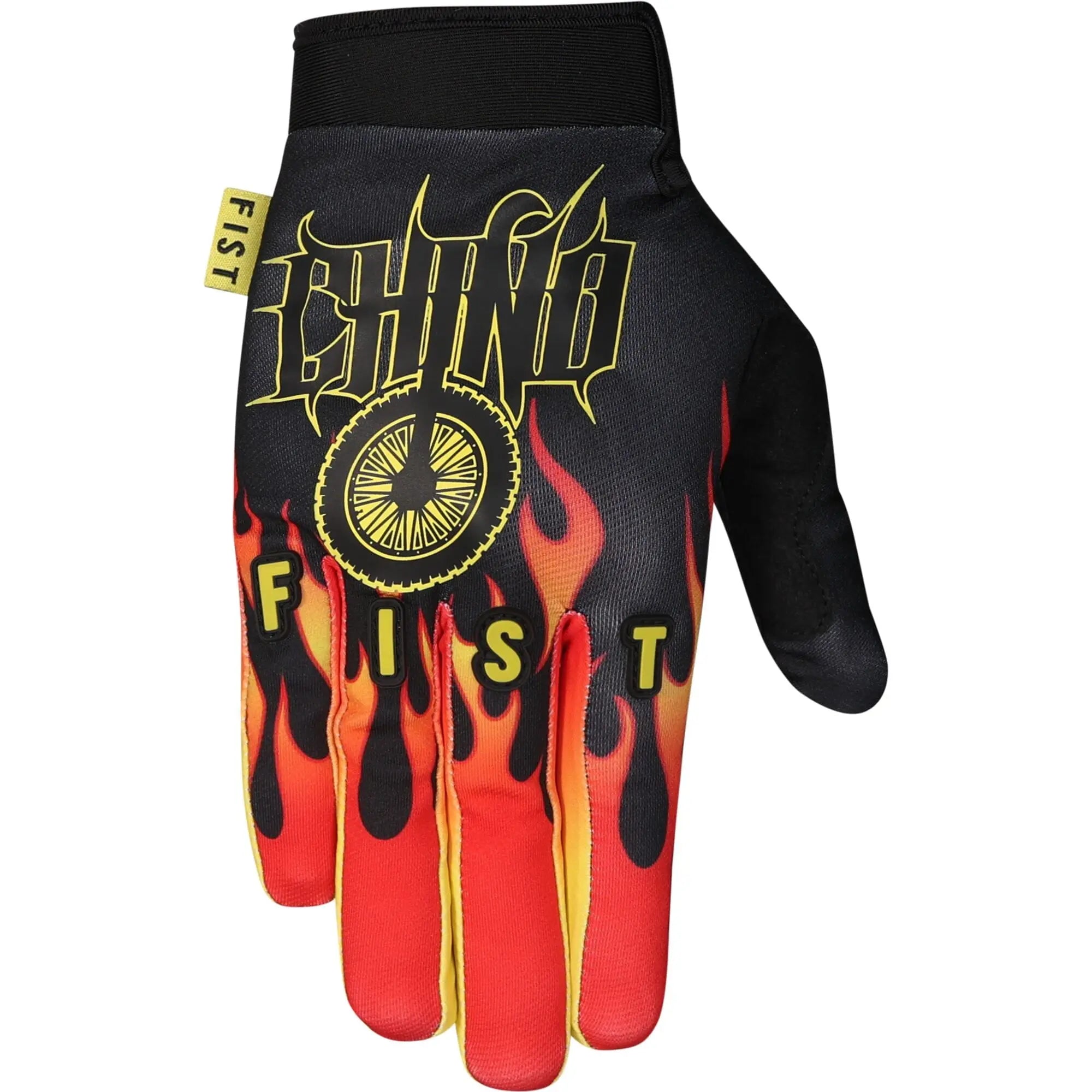 Fist Handwear Chapter 29 Chino Braxton Flame Cycling Gloves Black - FREE UK Shipping, FREE 365 Day Returns | Moto Central