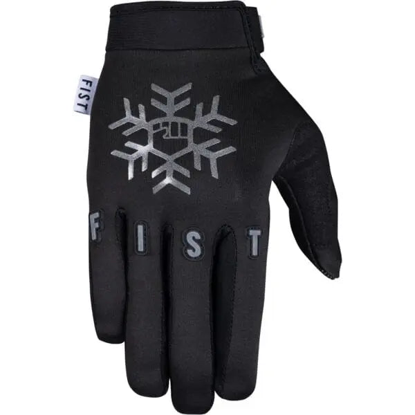 Fist Handwear Stocker Frosty Fingers Snowflake Gloves Black - FREE UK Shipping, FREE 365 Day Returns | Moto Central