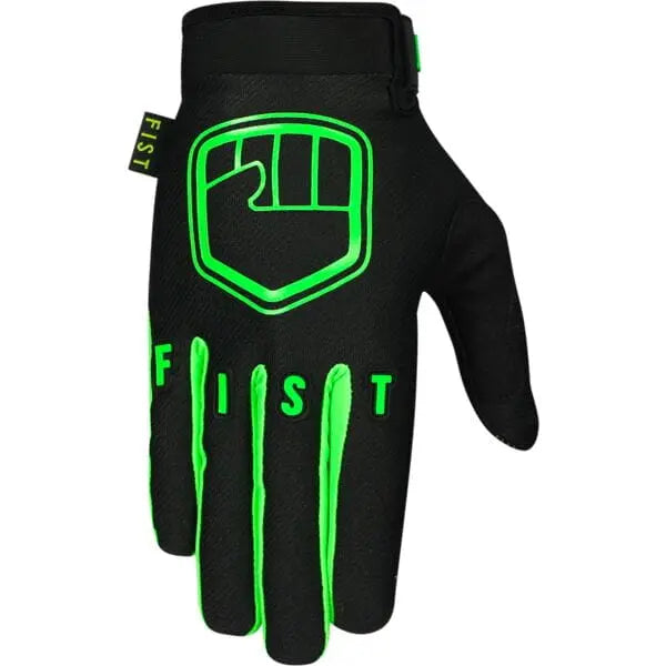 Fist Handwear Stocker Gloves Black Green - FREE UK Shipping, FREE 365 Day Returns | Moto Central