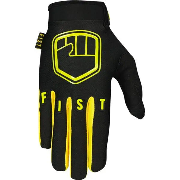 Fist Handwear Stocker Gloves Black / Yellow - FREE UK Shipping, FREE 365 Day Returns | Moto Central