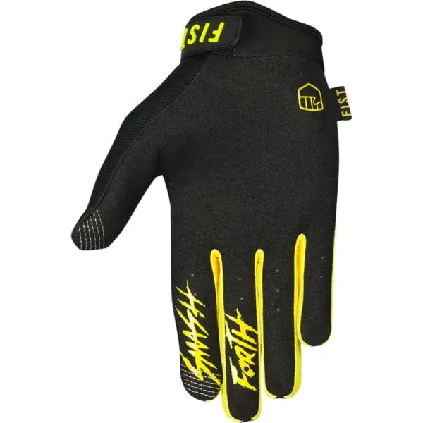 Fist Handwear Stocker Gloves Black / Yellow - FREE UK Shipping, FREE 365 Day Returns | Moto Central