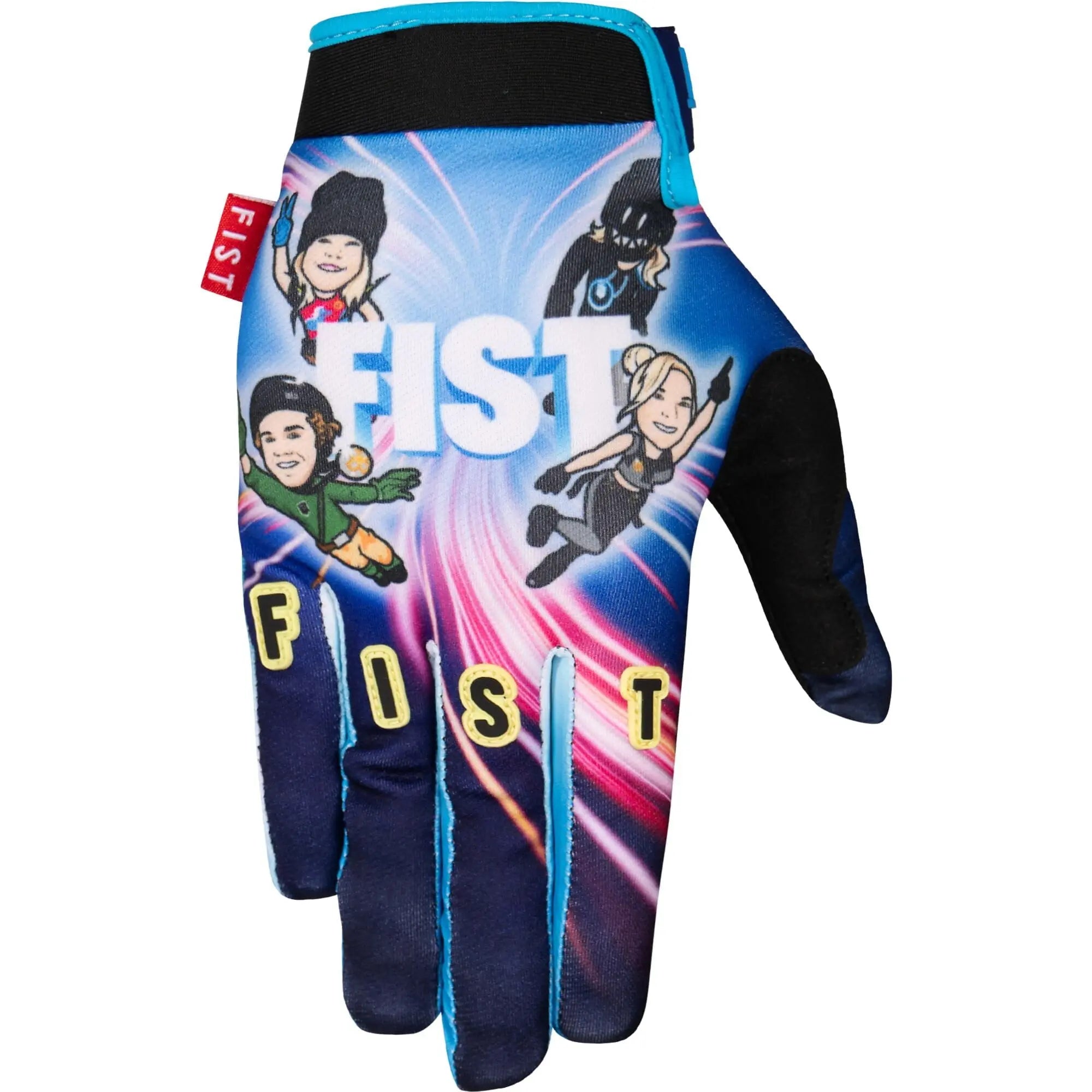Fist Handwear Chapter 25 Reid Casey Fistnite Gloves Black / Multicolour - FREE UK Shipping, FREE 365 Day Returns | Moto Central