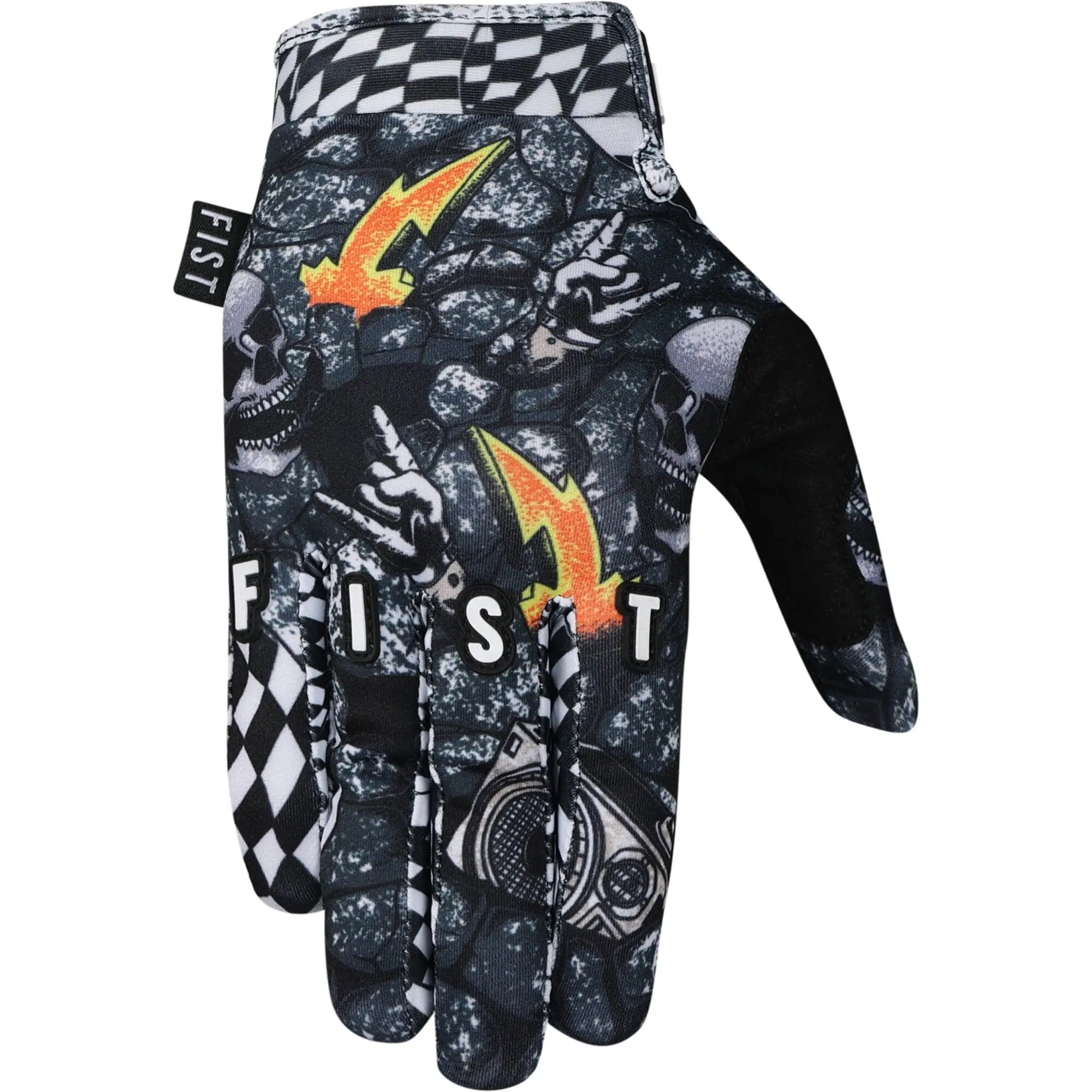 Fist Handwear Chapter 26 Lil Fist Quaker Kids Gloves Black / Grey - FREE UK Shipping, FREE 365 Day Returns | Moto Central