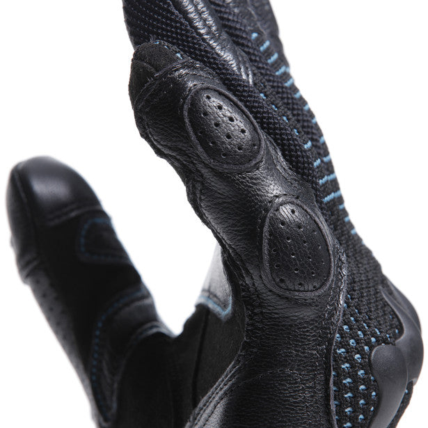 Dainese Unruly Ergo-Tek Ladies Textile Gloves Ocean Depth / Black