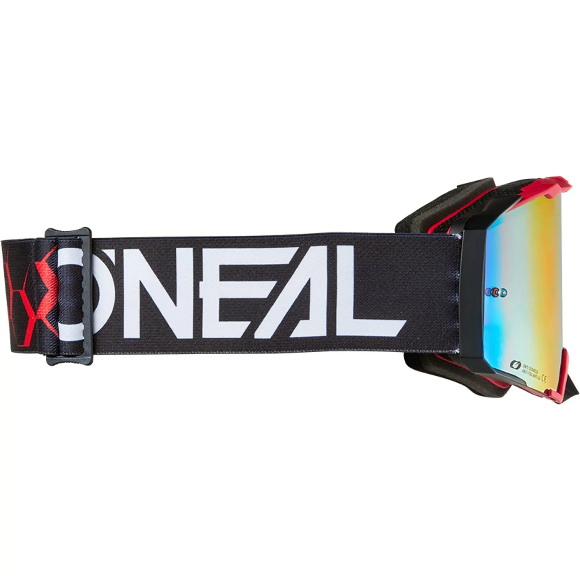 O'Neal B-33 Hexa Cycling Goggle Black / Red - Radium Red - FREE UK Shipping, FREE 365 Day Returns | Moto Central