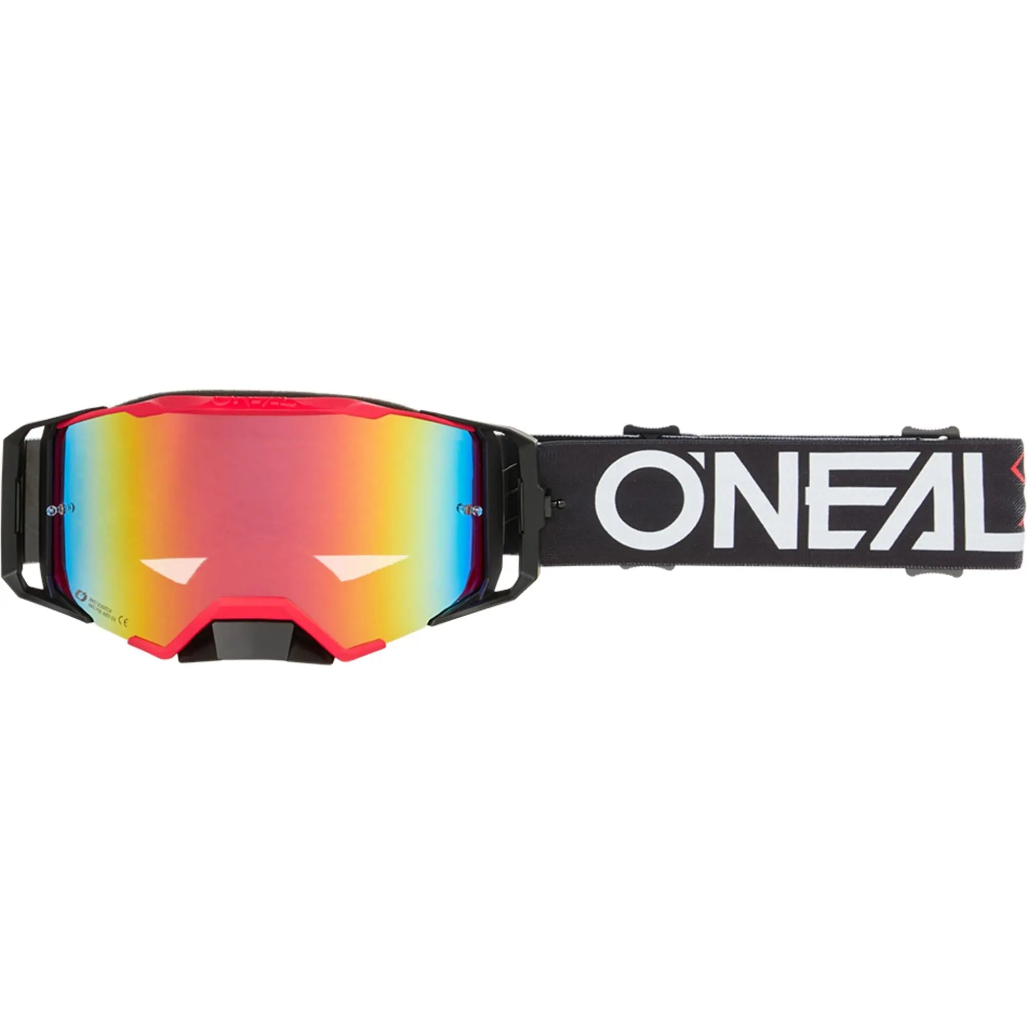O'Neal B-33 Hexa Cycling Goggle Black / Red - Radium Red - FREE UK Shipping, FREE 365 Day Returns | Moto Central