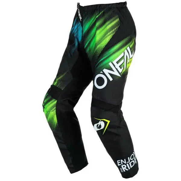 O'Neal Element Voltage V24 Cycling Trousers Black / Green - FREE UK Shipping, FREE 365 Day Returns | Moto Central