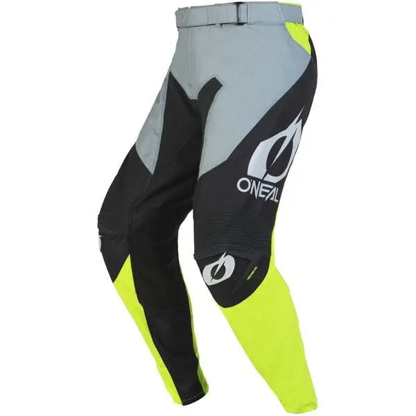 O'Neal Mayhem Hexx V.23 Cycling Trousers Grey / Neon Yellow - FREE UK Shipping, FREE 365 Day Returns | Moto Central