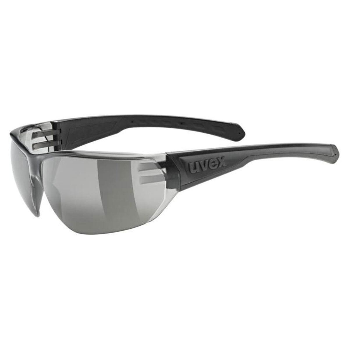 Uvex Equate Sunglasses Black With Smoke Lenses