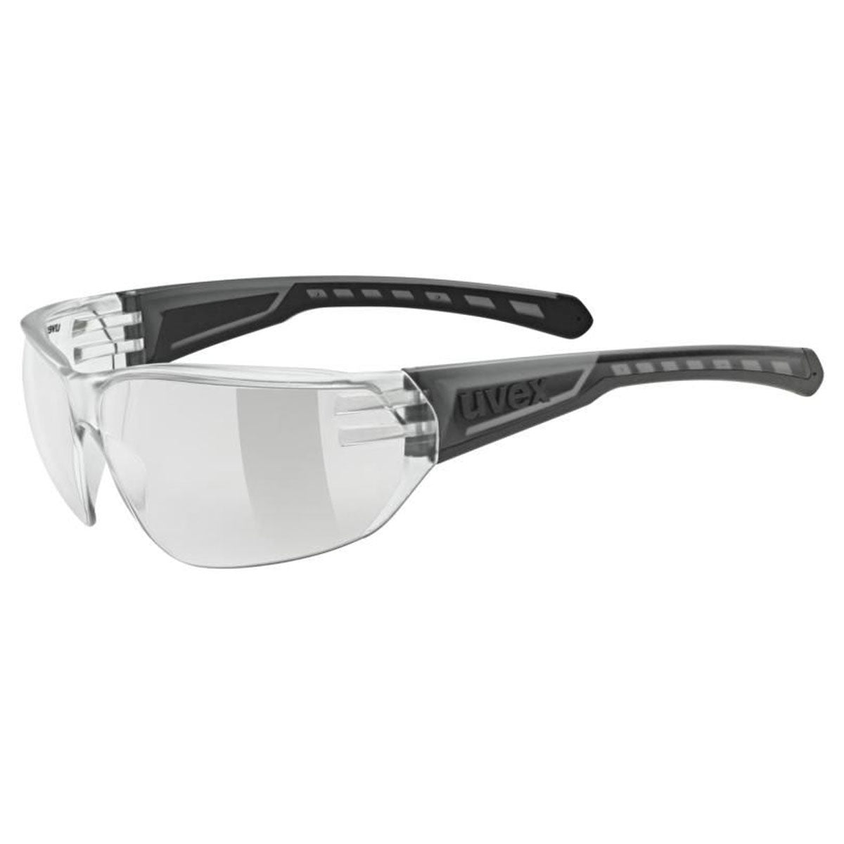 Uvex Equate Sunglasses Smoke With Clear Lenses