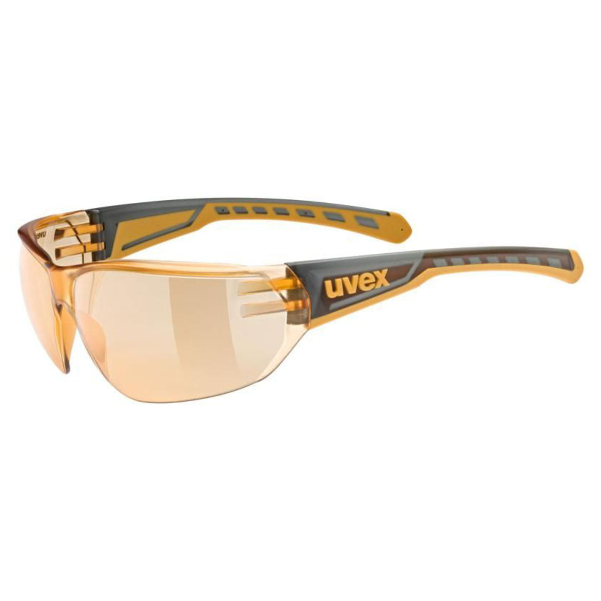 Uvex Equate Sunglasses Smoke With Orange Lenses