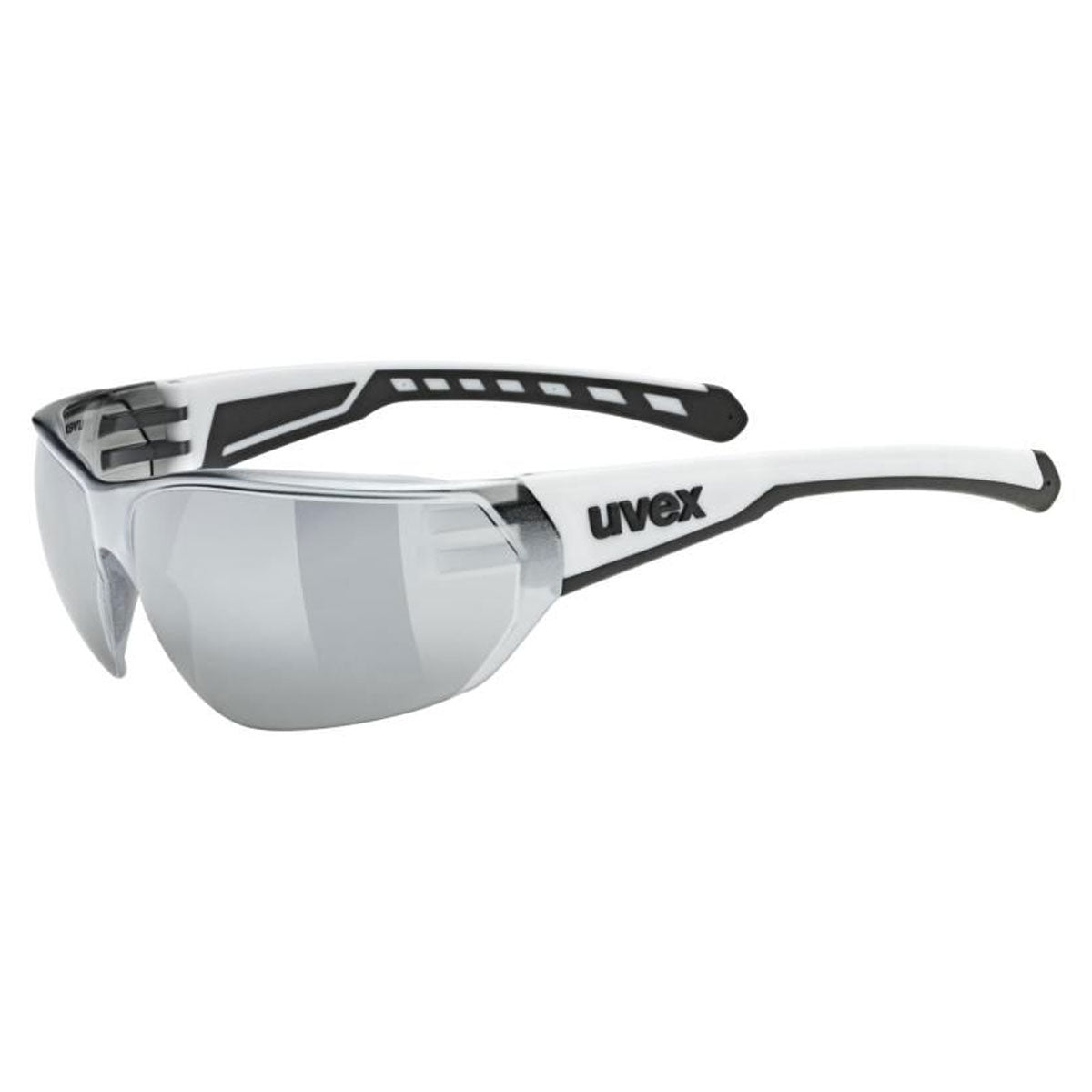 Uvex Equate Sunglasses White With Silver Lenses