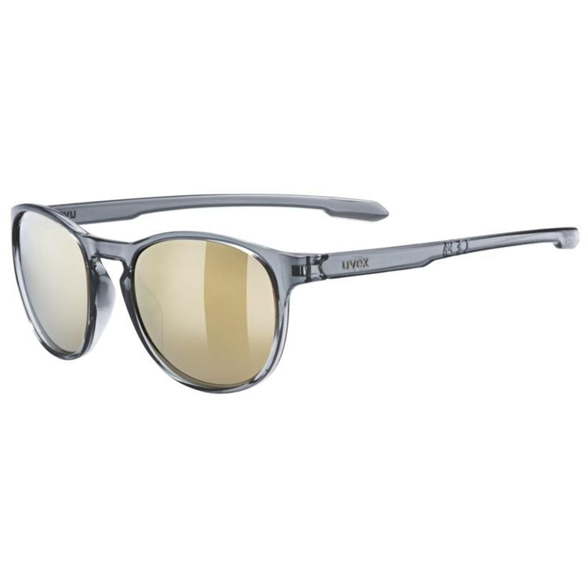 Uvex LGL 53 Sunglasses Smoke With Mirror Gold Lenses