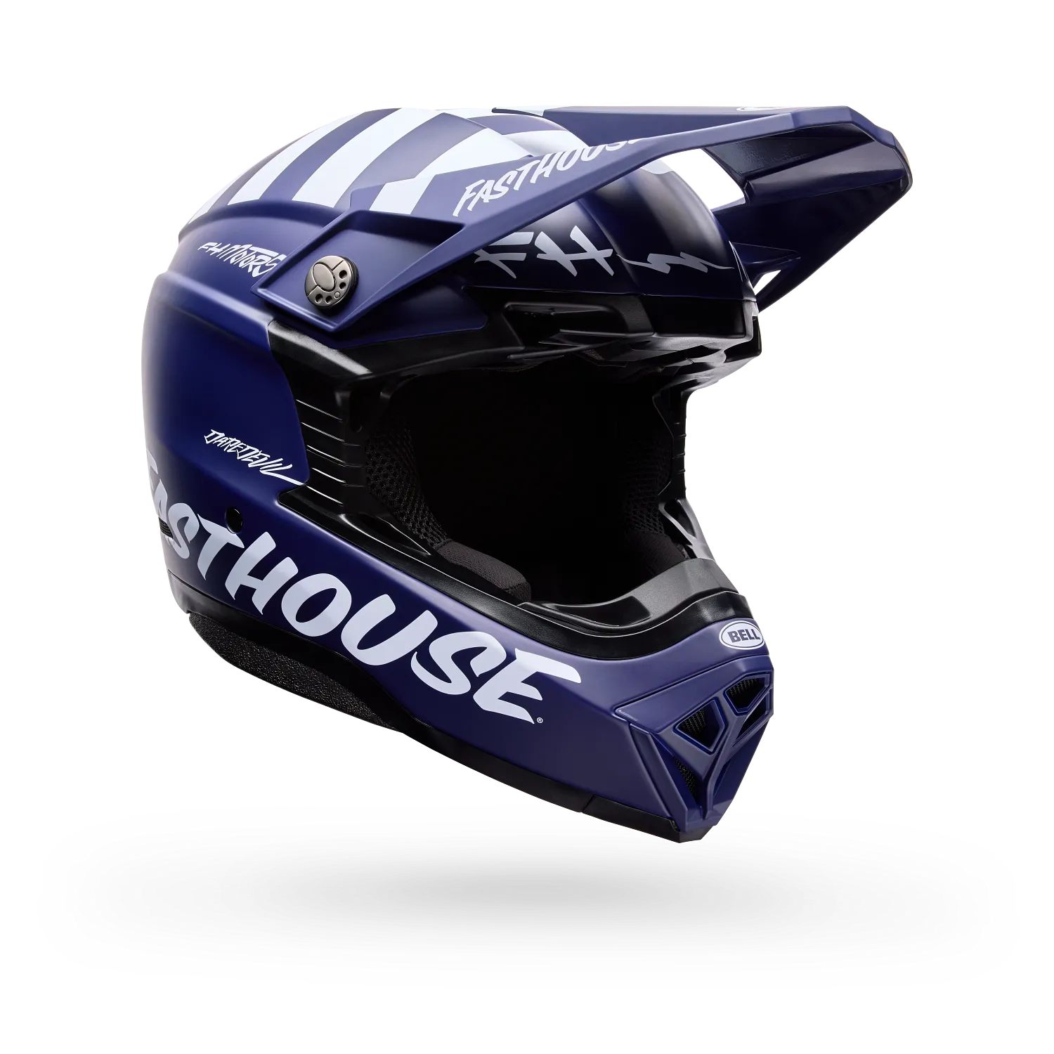 Bell Moto-10 MIPS Fasthouse ECE 22.06 Navy - FREE UK Delivery, FREE 365 Day Returns | Moto Central