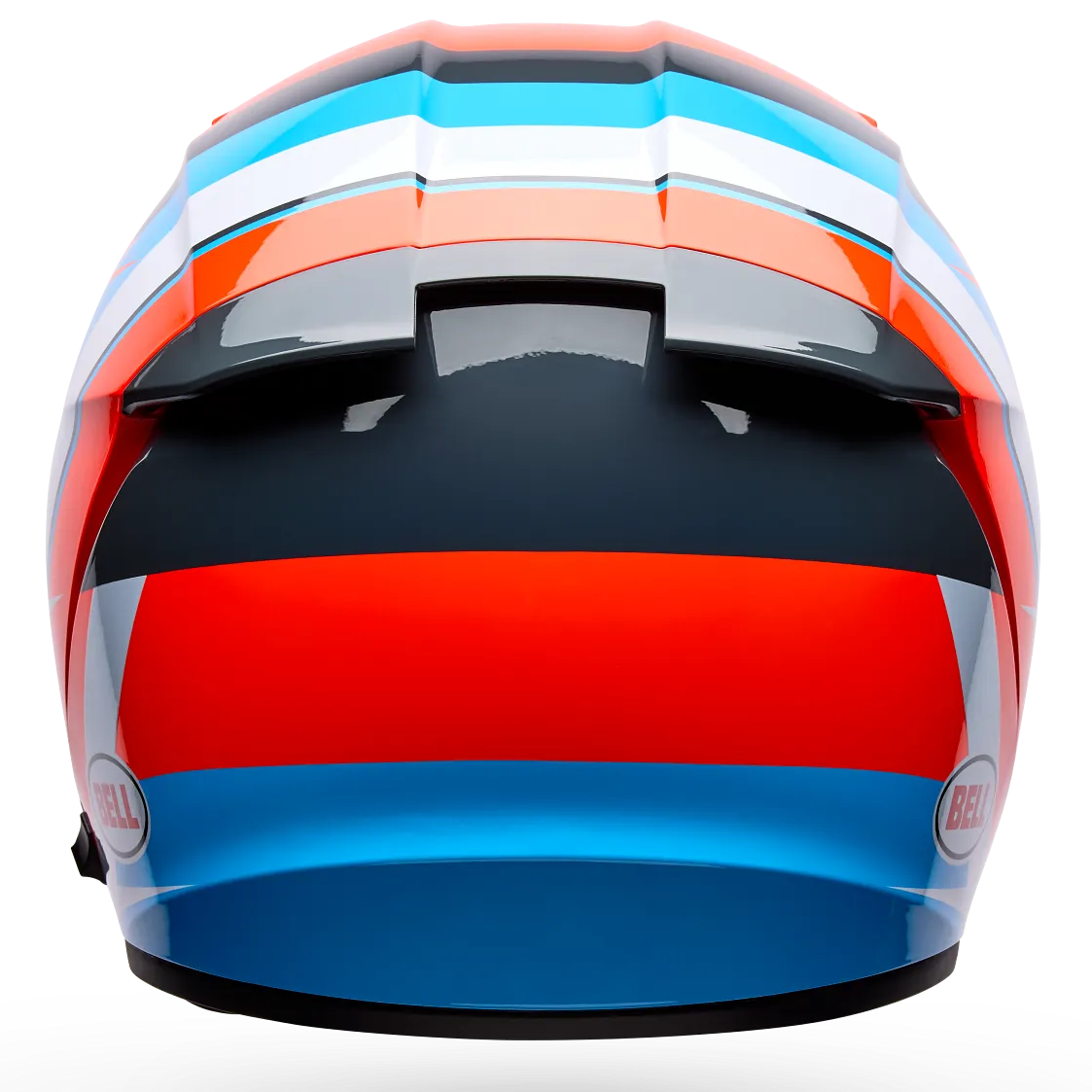 Bell Lithium Nova ECE 22.06 Orange / Blue - FREE UK Delivery, FREE 365 Day Returns | Moto Central