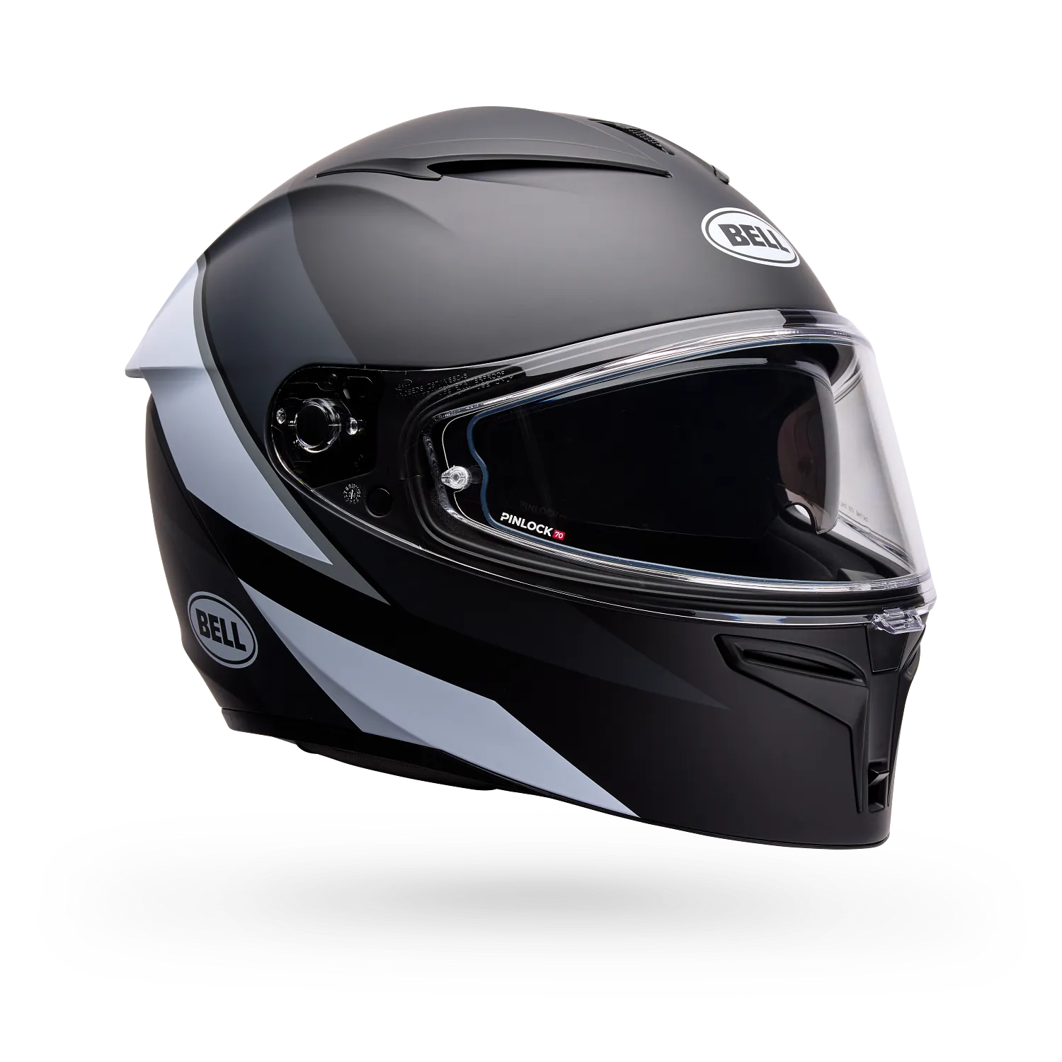 Bell Lithium Flip ECE 22.06 Black / White - FREE UK Delivery, FREE 365 Day Returns | Moto Central