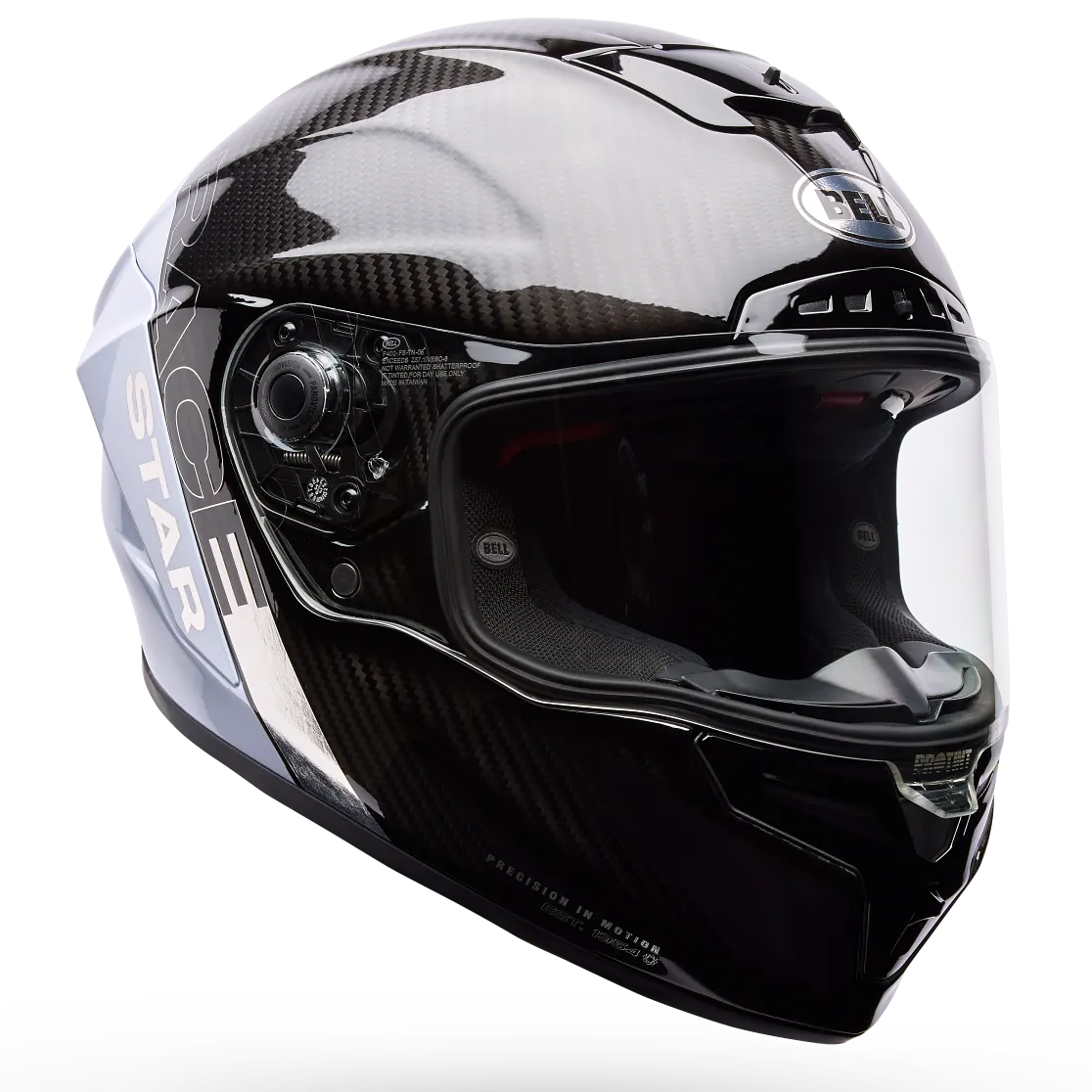 Bell Race Star DLX Flex Strike ECE 22.06 Silver / White