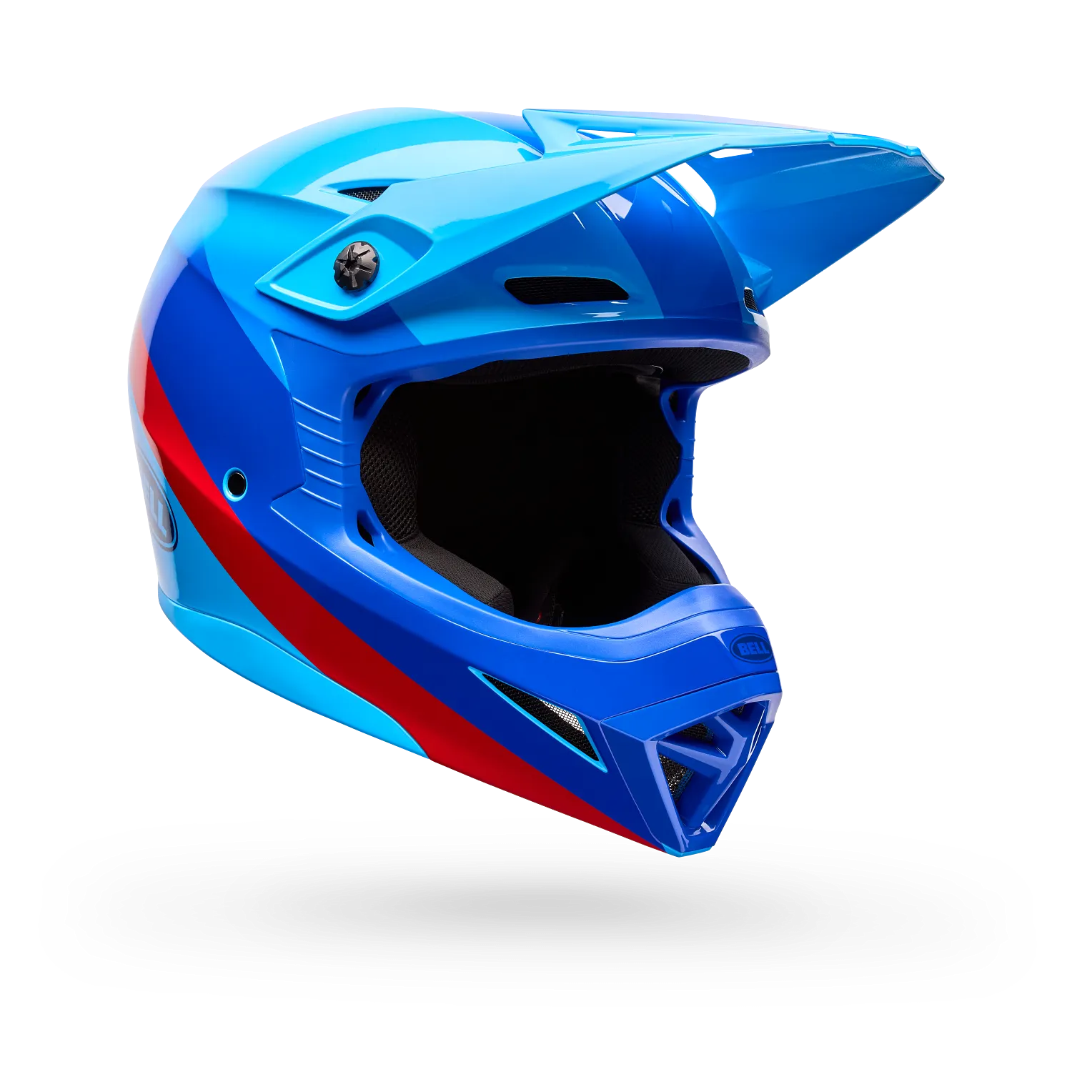 Bell MX-10 MIPS Aviator ECE 22.06 Blue / Red - FREE UK Delivery, FREE 365 Day Returns | Moto Central