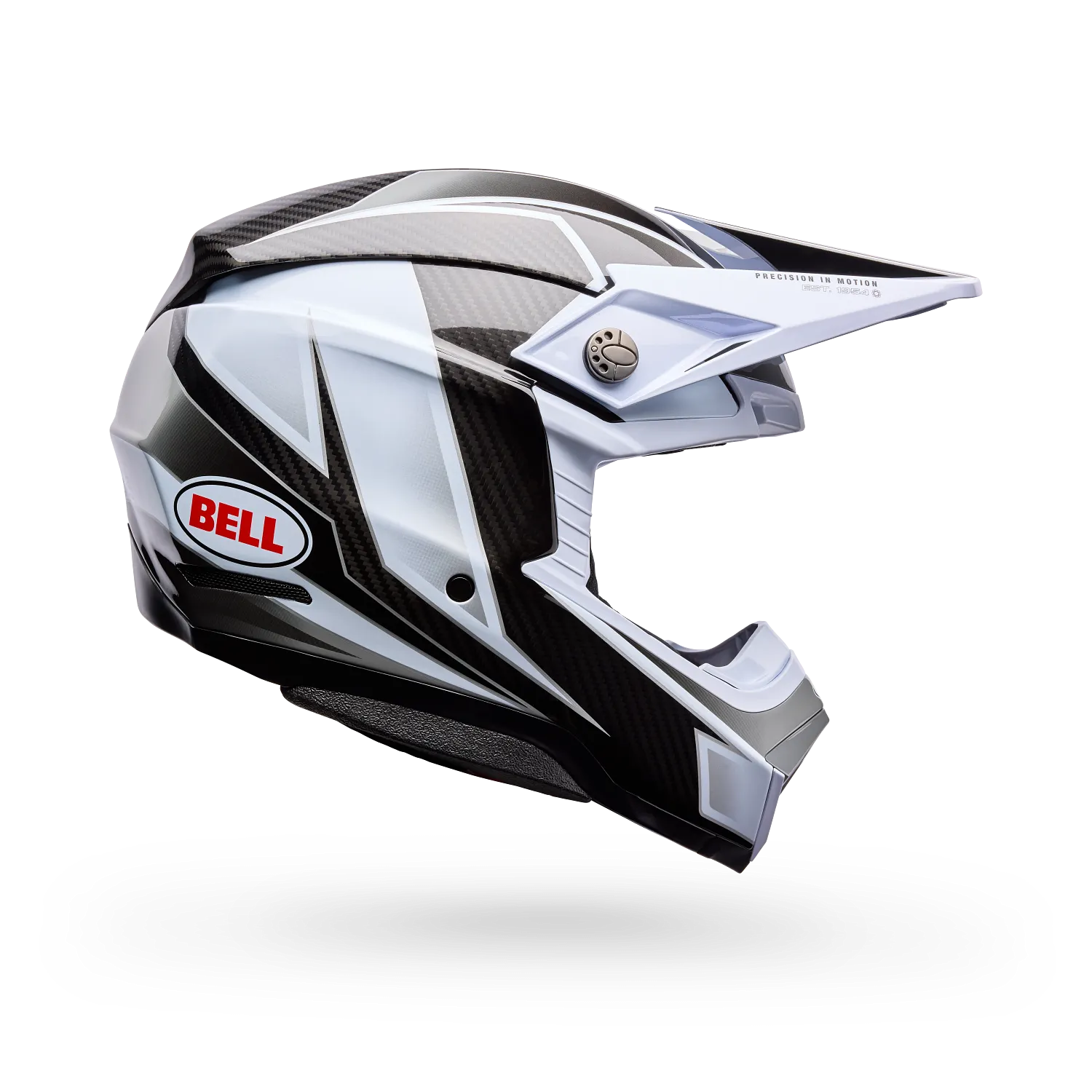 Bell Moto-10 Spherical Grid ECE 22.06 White / Black / Grey