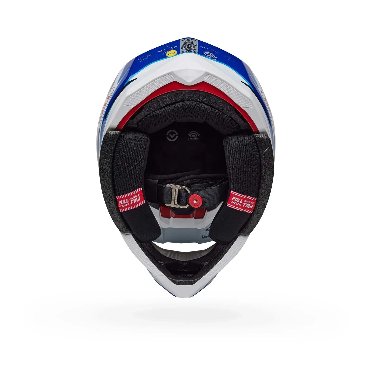 Bell Moto-10 Spherical Tomac25 ECE 22.06 Gloss Blue / White