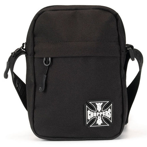 West Coast Choppers Shoulder Bag Black - front view