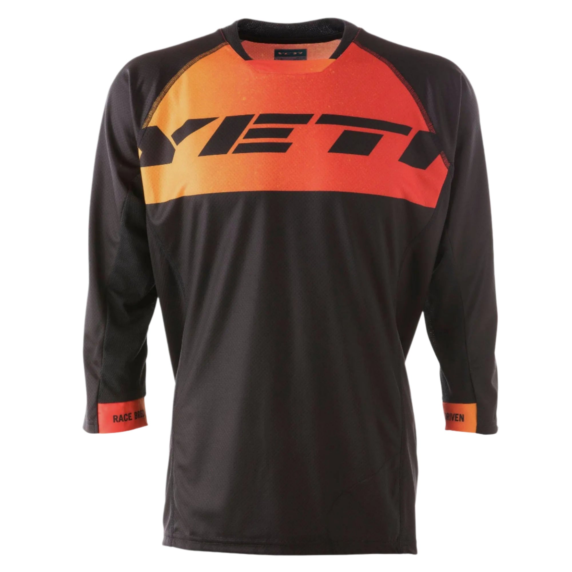 Yeti Enduro Cycle Jersey Black / Inferno - FREE UK Shipping, FREE 365 Day Returns | Moto Central