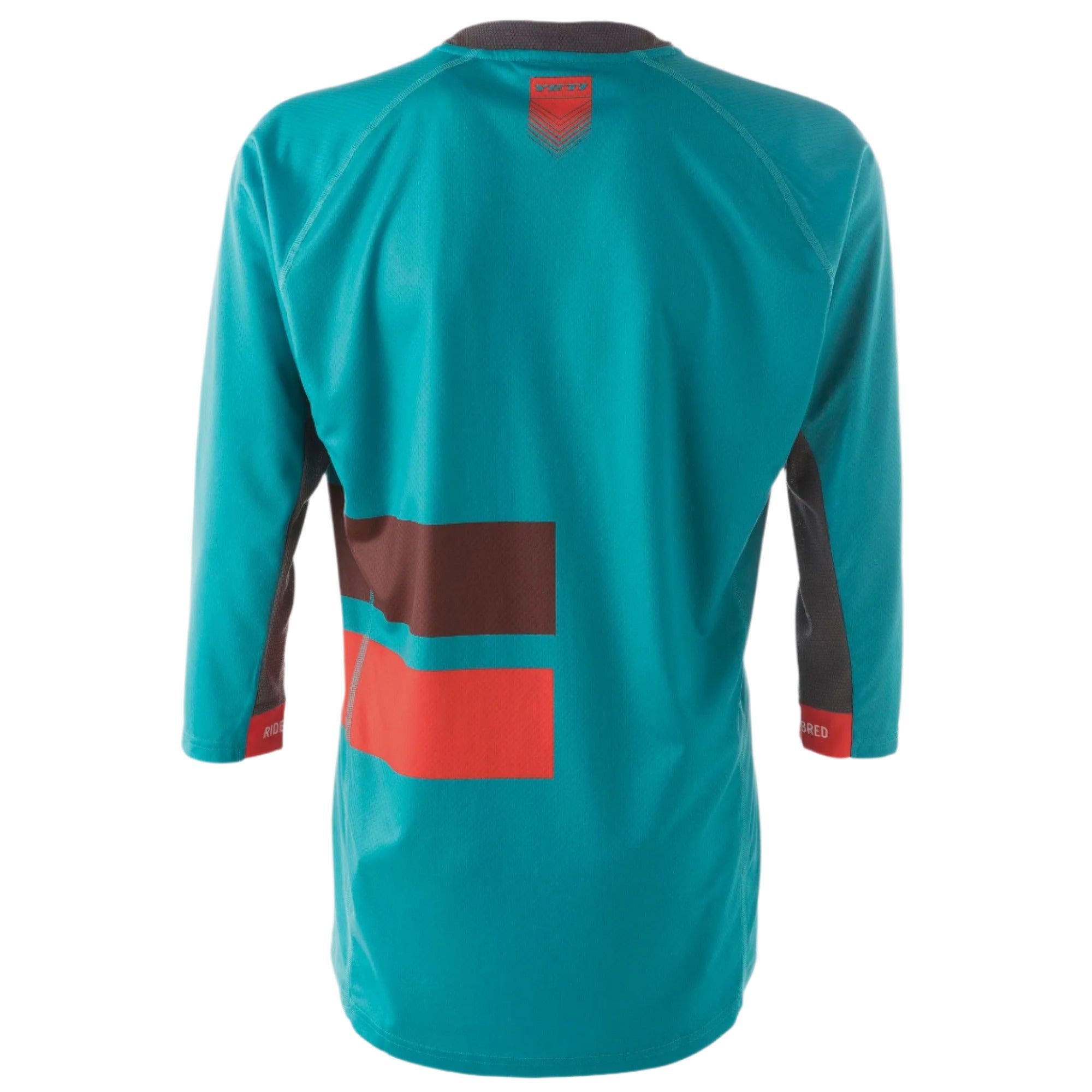 Yeti Enduro Cycle Jersey Turquoise / Inferno - FREE UK Shipping, FREE 365 Day Returns | Moto Central