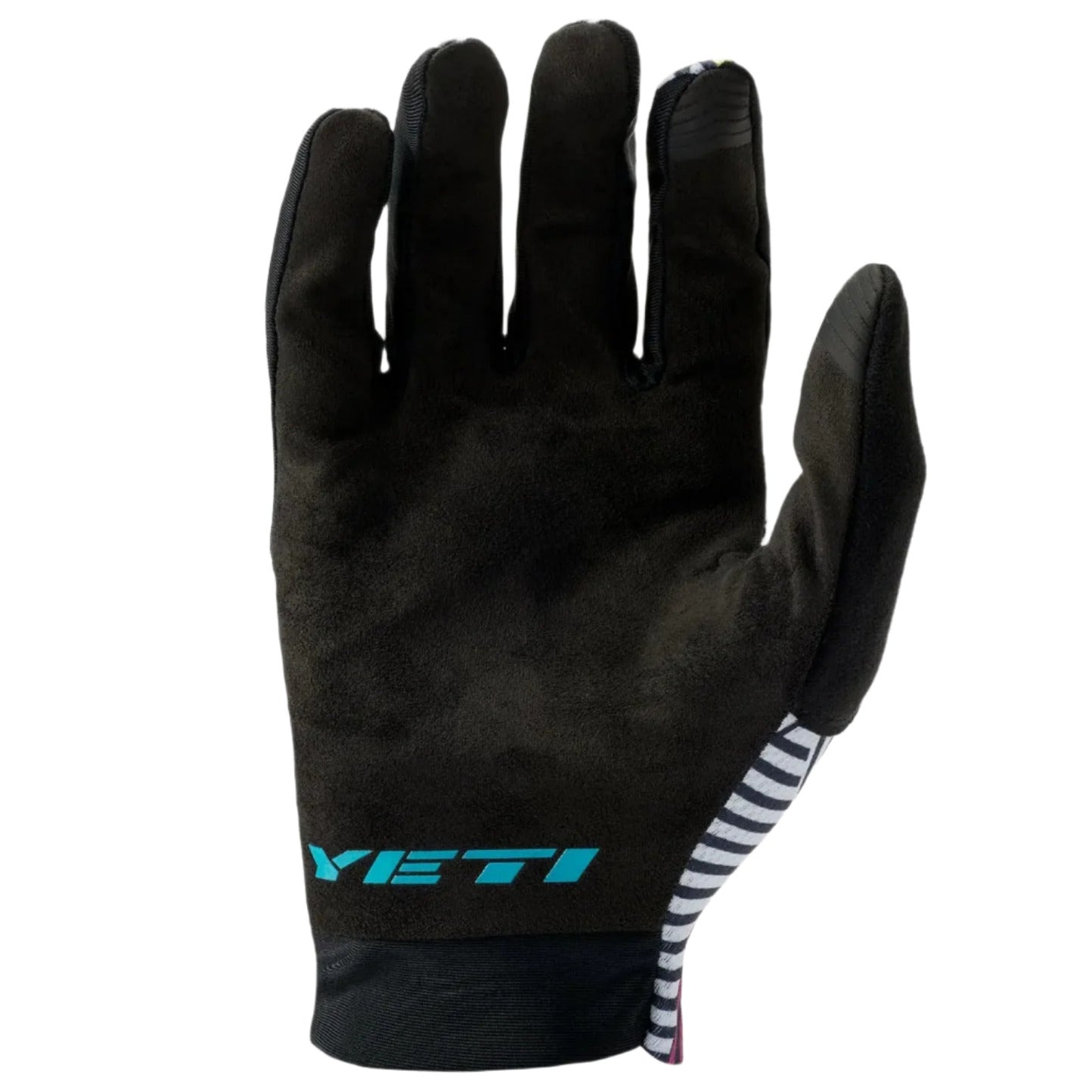Yeti Enduro Cycle Gloves White Distortion - FREE UK Shipping, FREE 365 Day Returns | Moto Central