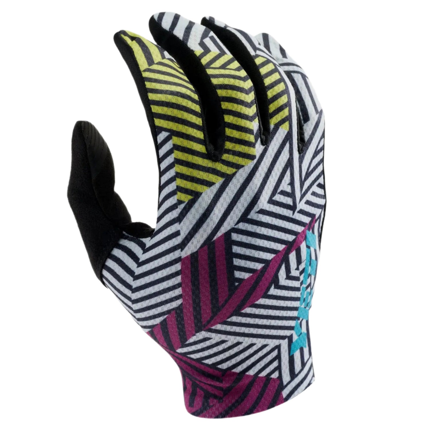 Yeti Enduro Cycle Gloves White Distortion - FREE UK Shipping, FREE 365 Day Returns | Moto Central