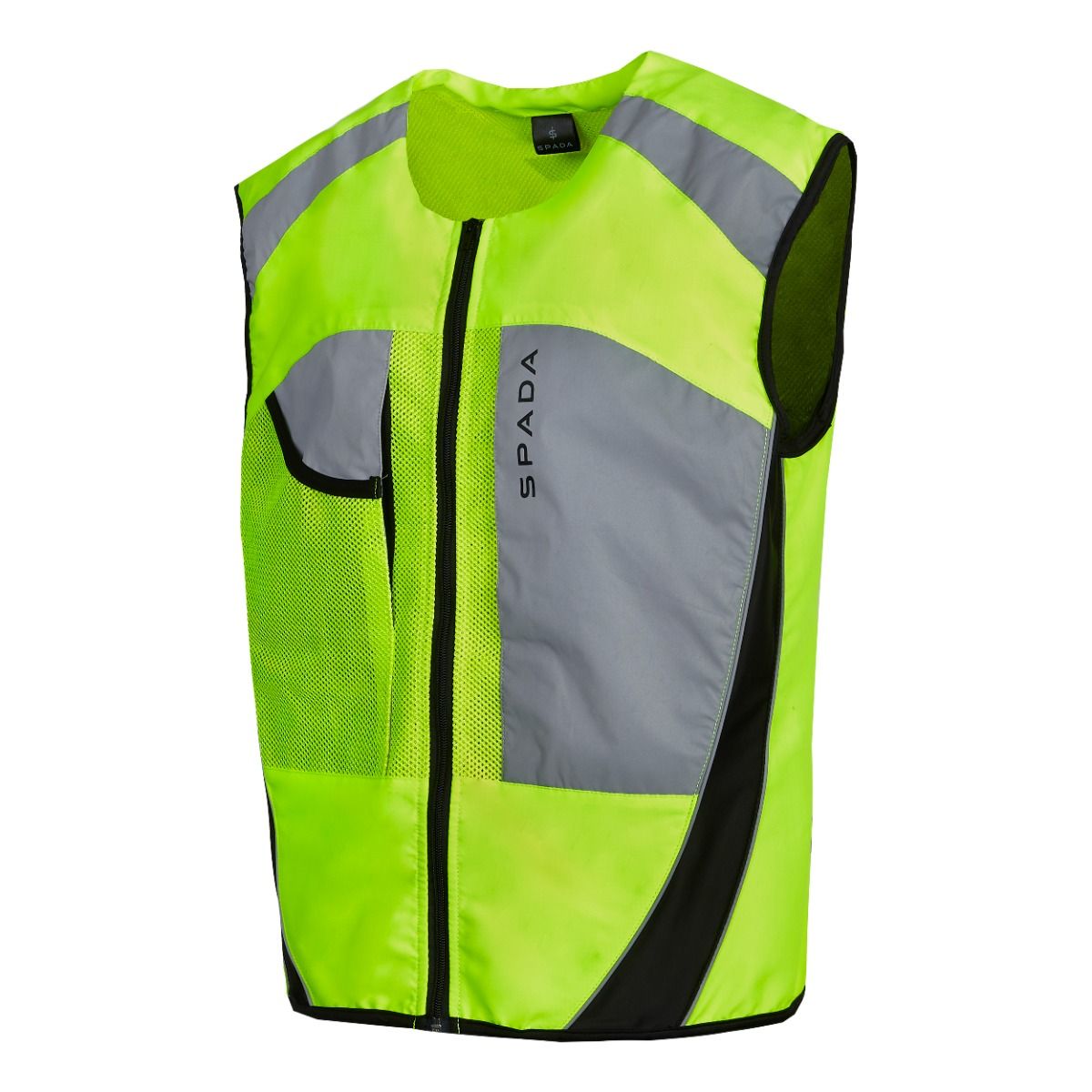 Spada Spark Hi-Vis Vest Yellow FREE UK Delivery, FREE 365 Day Returns | Moto Central