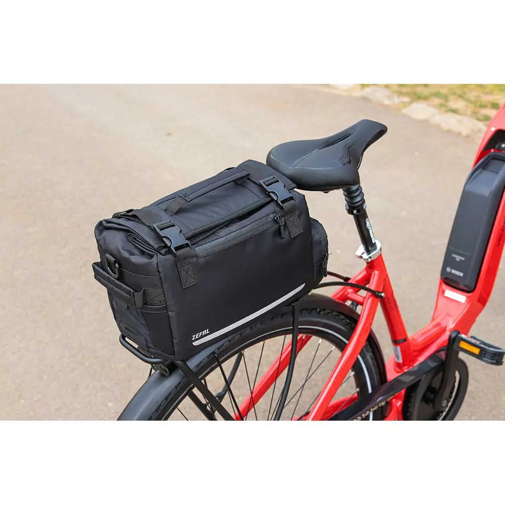 Zefal Z Traveller 60 Rack Bag Black - 20 L - FREE UK Shipping, FREE 365 Day Returns | Moto Central