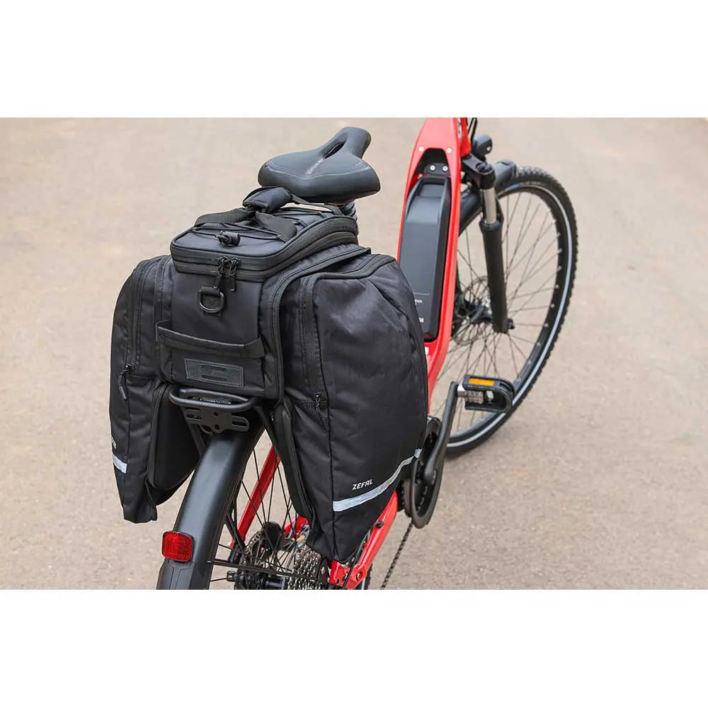 Zefal Z Traveller 80 Rack Bag Black -32 L - FREE UK Shipping, FREE 365 Day Returns | Moto Central