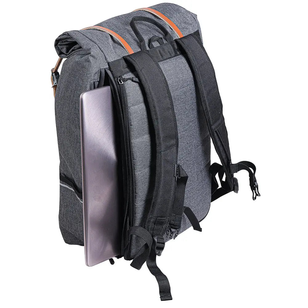 Zefal Urban Backpack / Pannier Bag Grey - 27 L - FREE UK Shipping, FREE 365 Day Returns | Moto Central