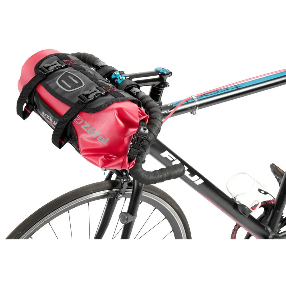 Zefal Z Adventure F10 Handlebar Bag Red / Black - 10 Litre - FREE UK Shipping, FREE 365 Day Returns | Moto Central