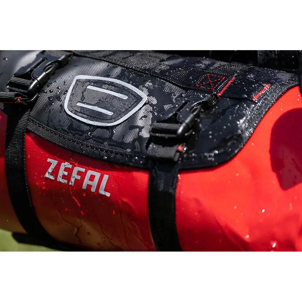 Zefal Z Adventure F10 Handlebar Bag Red / Black - 10 Litre - FREE UK Shipping, FREE 365 Day Returns | Moto Central