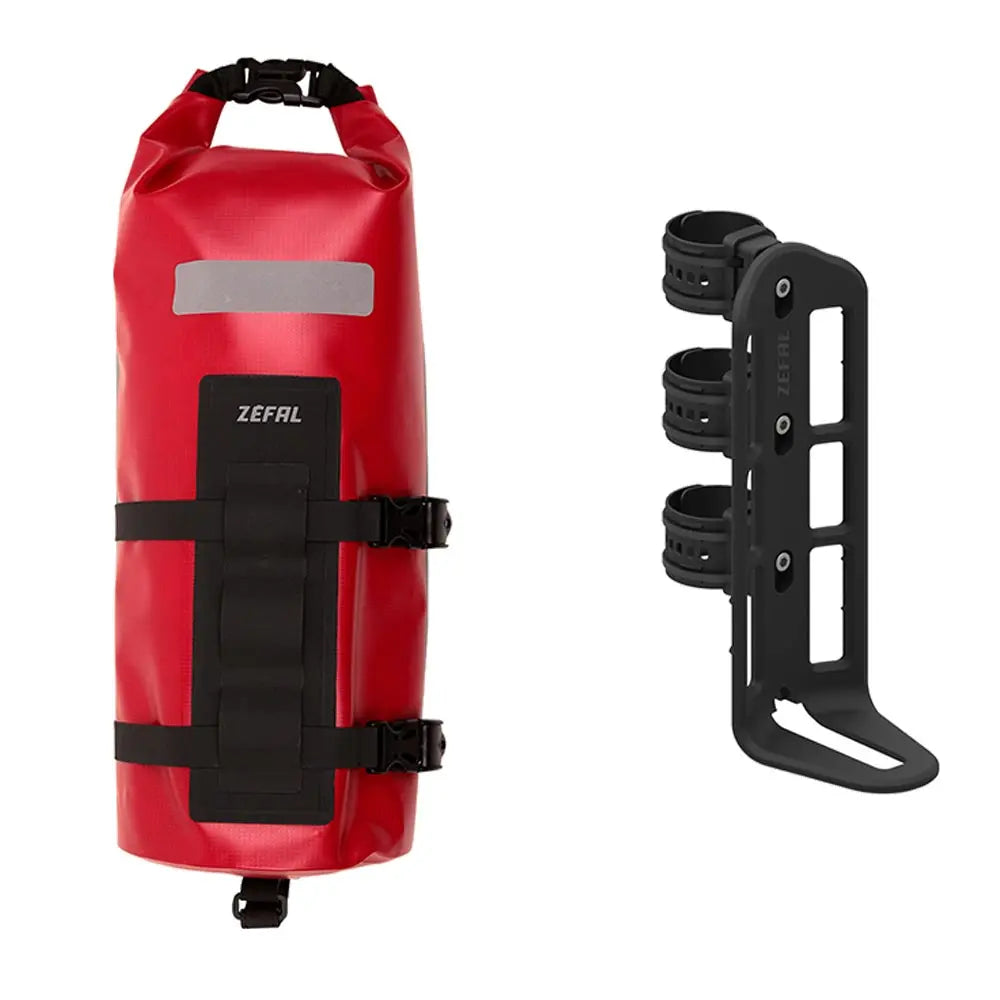 Zefal Z Adventure Fork Pack Front Bag & Holder Red - FREE UK Shipping, FREE 365 Day Returns | Moto Central