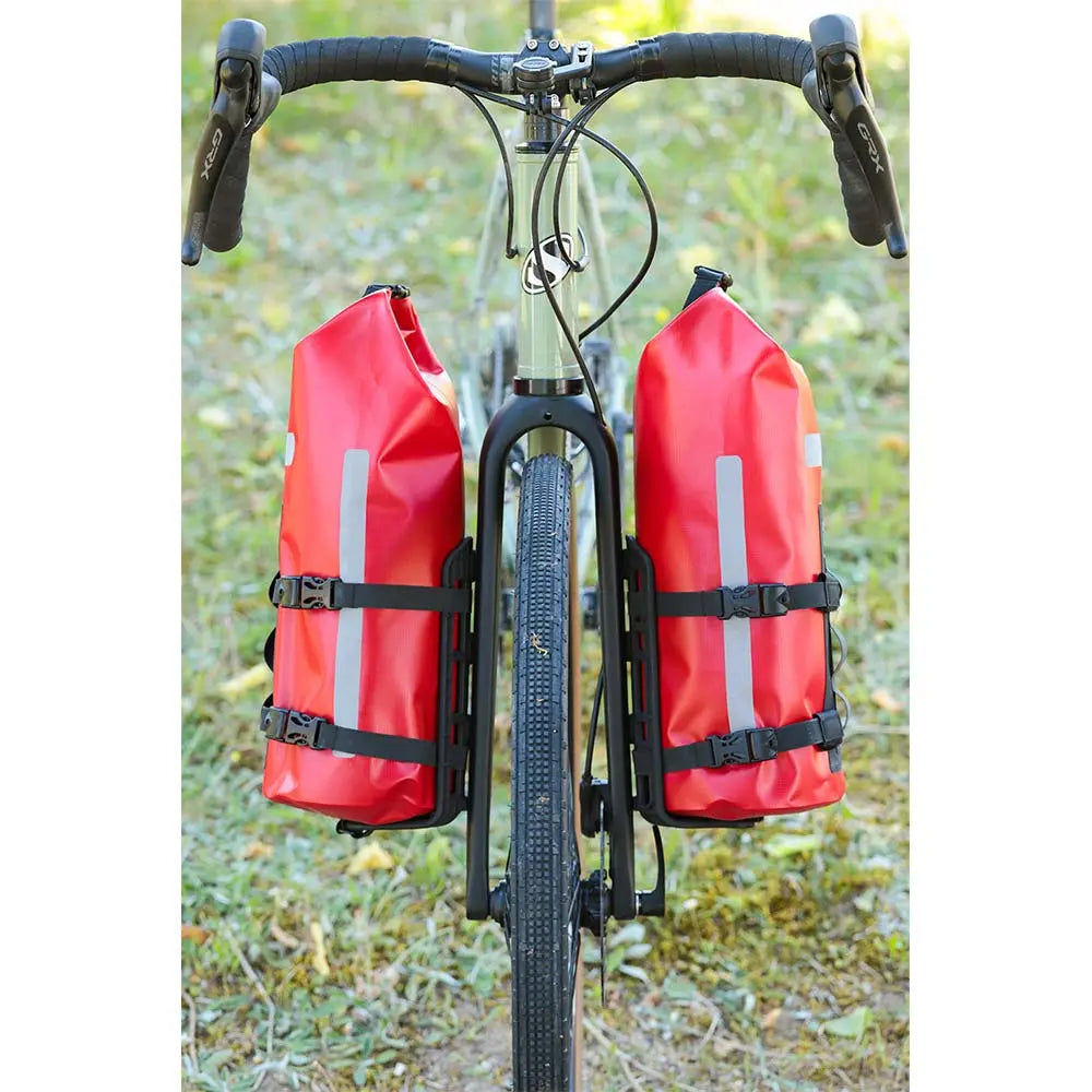 Zefal Z Adventure Fork Pack Front Bag & Holder Red - FREE UK Shipping, FREE 365 Day Returns | Moto Central