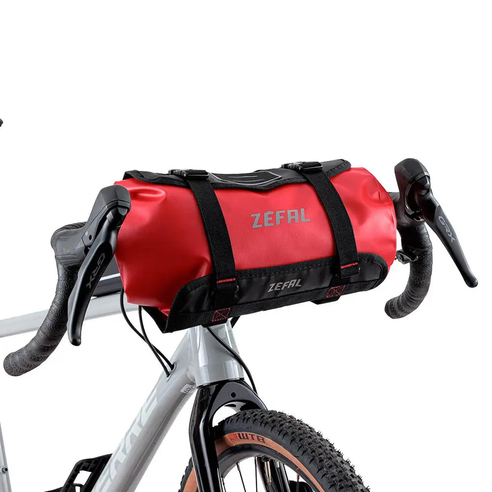 Zefal Z Adventure F5 Handlebar Bag Red - FREE UK Shipping, FREE 365 Day Returns | Moto Central