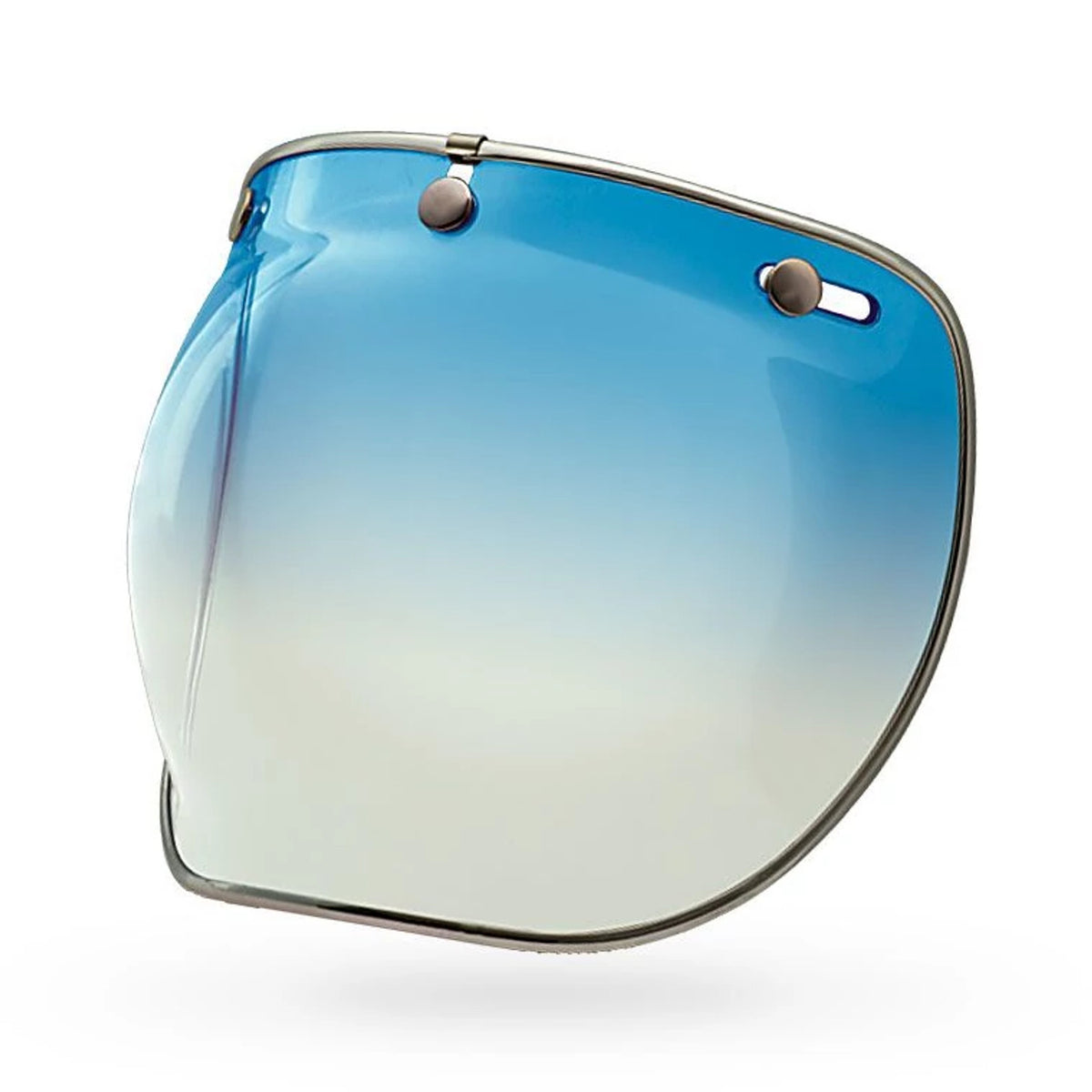 Bell Custom 500 DLX Bubble Visor 3-Snap Ice Blue
