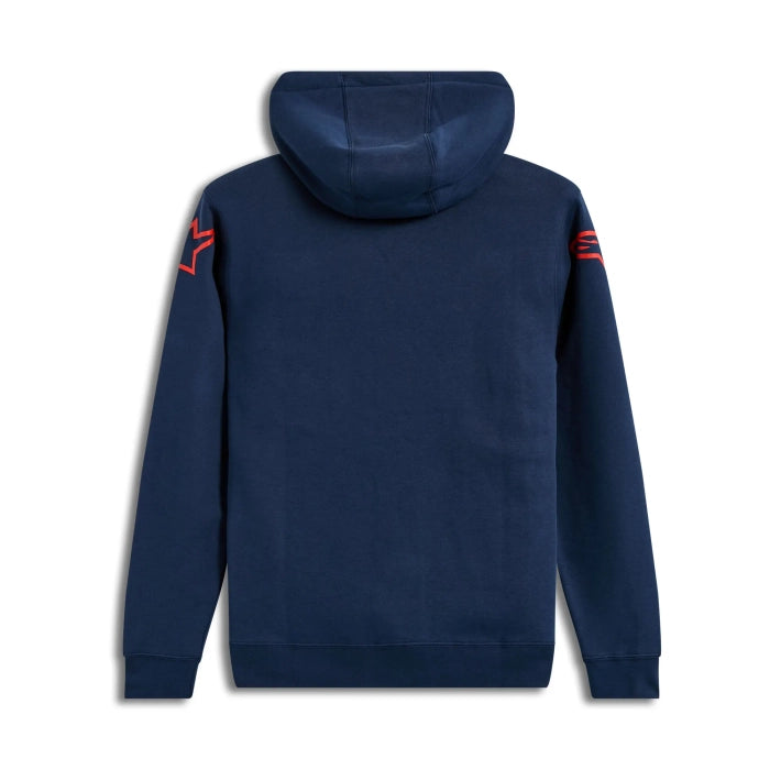 Alpinestars Velocifier Hoodie Navy FREE UK Delivery, FREE 365 Day Returns | Moto Central