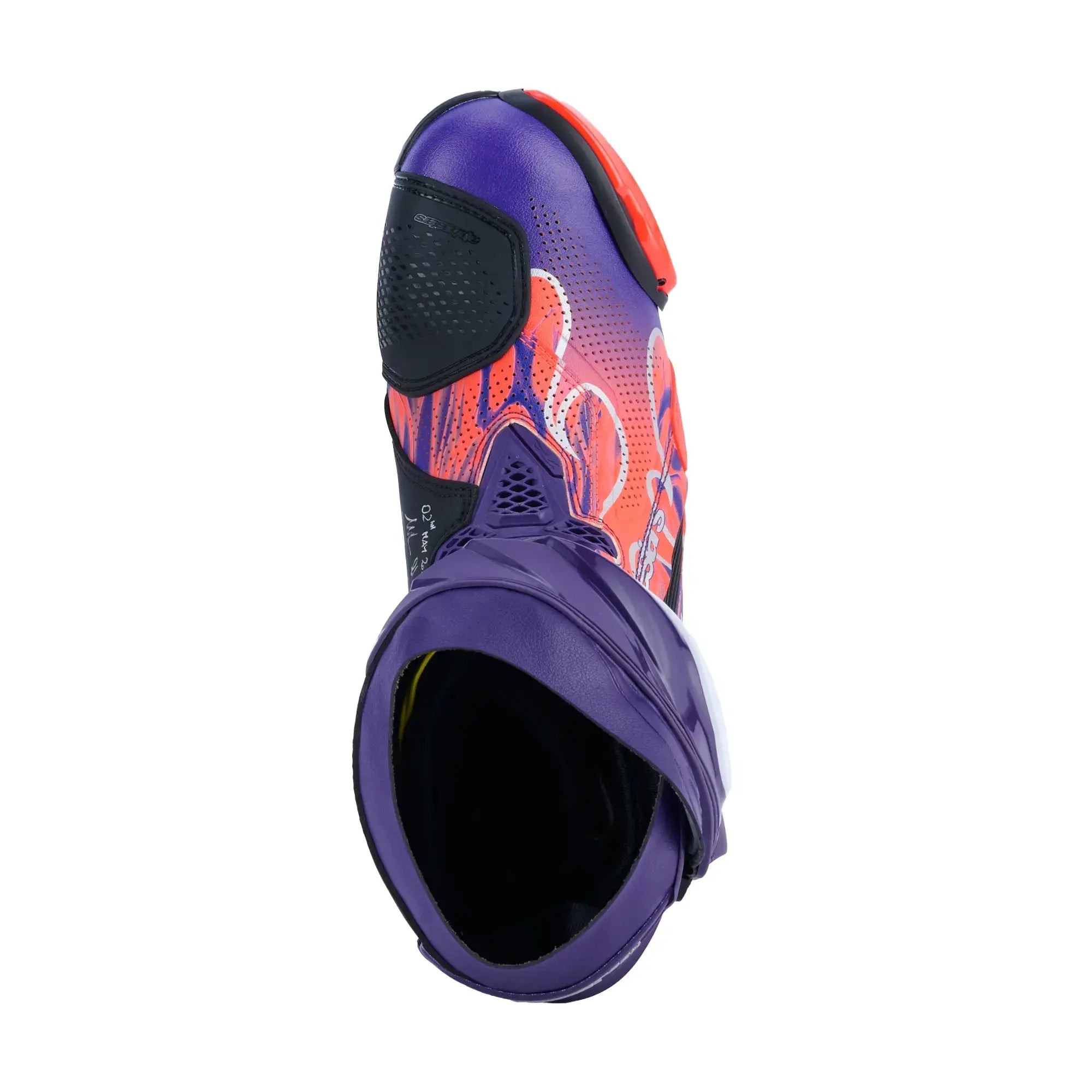 Alpinestars Supertech R Le Flyte Vented Boots Purple / Red / Black FREE UK Delivery, FREE 365 Day Returns | Moto Central