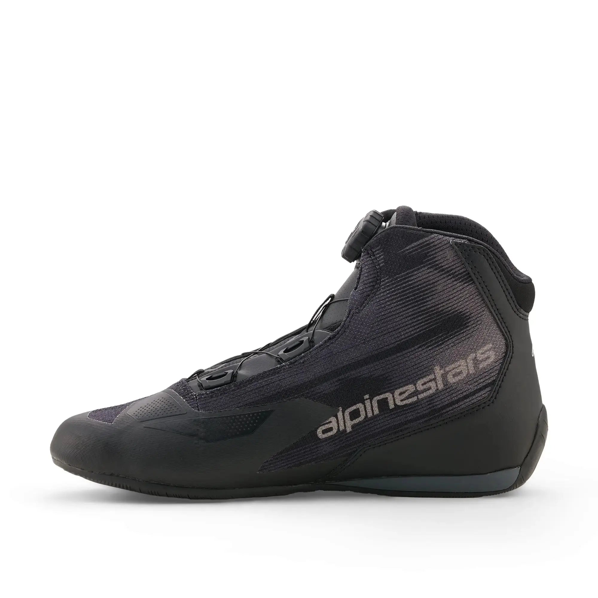 Alpinestars Celer Vented Shoes Black / Dark Grey FREE UK Delivery, FREE 365 Day Returns | Moto Central
